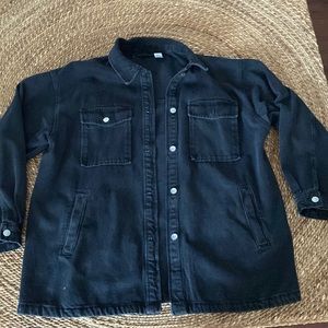 Black Jean Overshirt